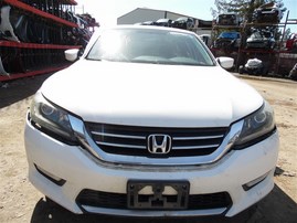 2014 Honda Accord LX White Sedan 2.4L AT #A23696